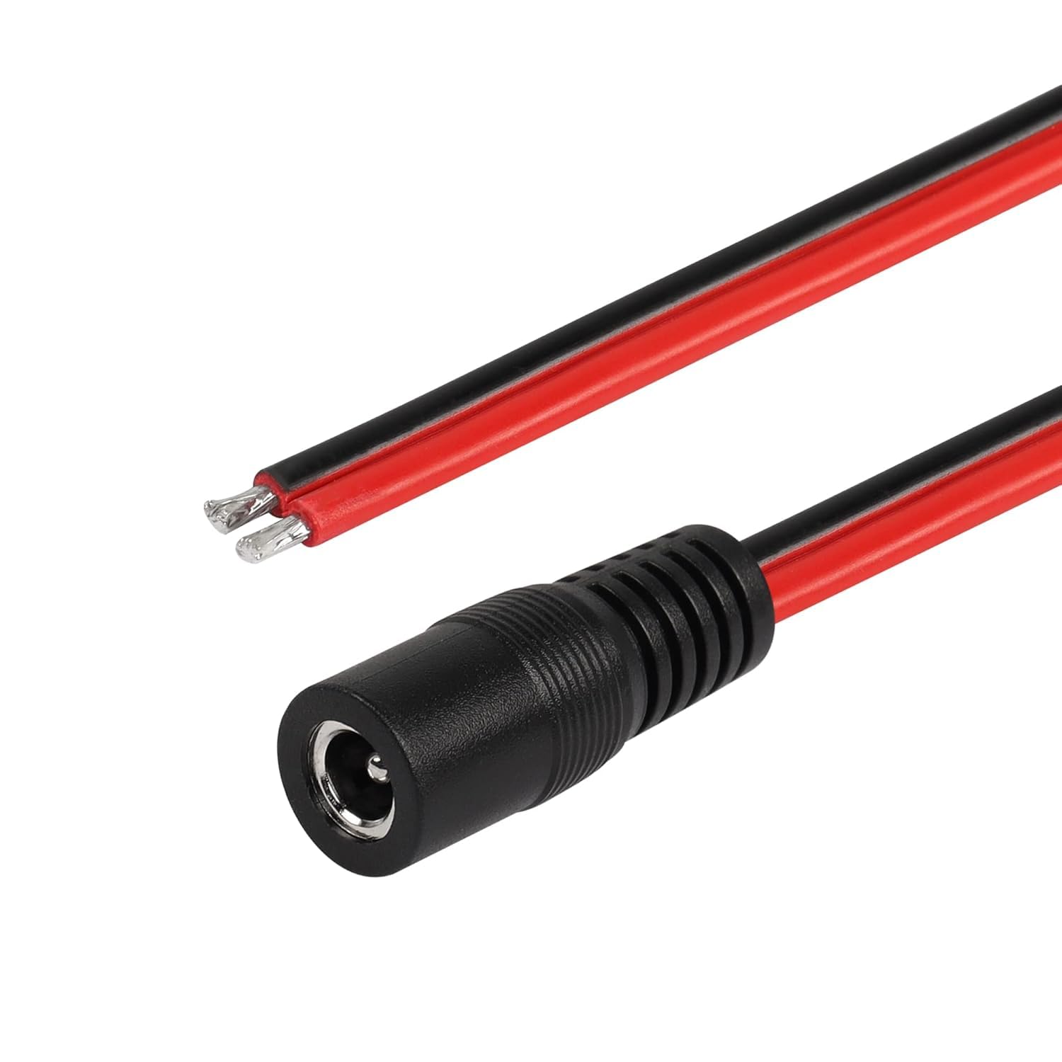 Amazon | CERRXIAN DC5521電源ピグテールケーブル 14AWG 5.5 mm x 2.1